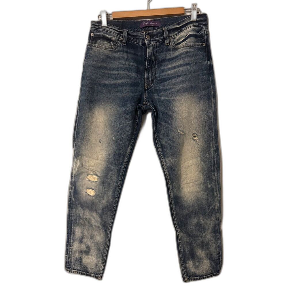 Ralph Lauren Purple Label Women's Distressed Skinny Jeans – Size 29